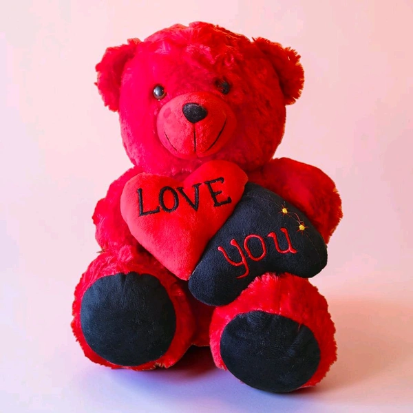 Love You Heart Teddy Soft Toy.