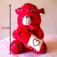 Cap Teddy With Love Pillow.