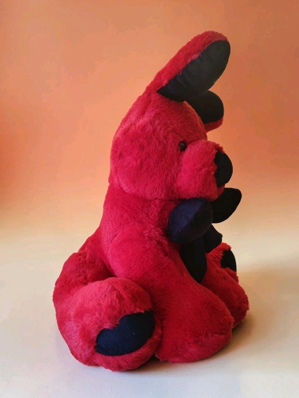 Red Rabbit With Seating Position.