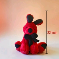 Red Rabbit With Seating Position.