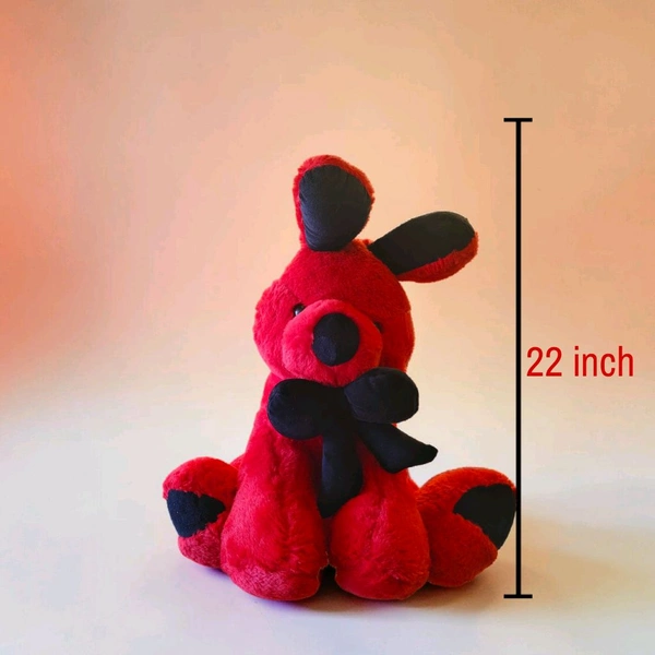 Red Rabbit With Seating Position.