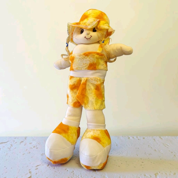 Fruit Doll Soft Toy. - Tangerine