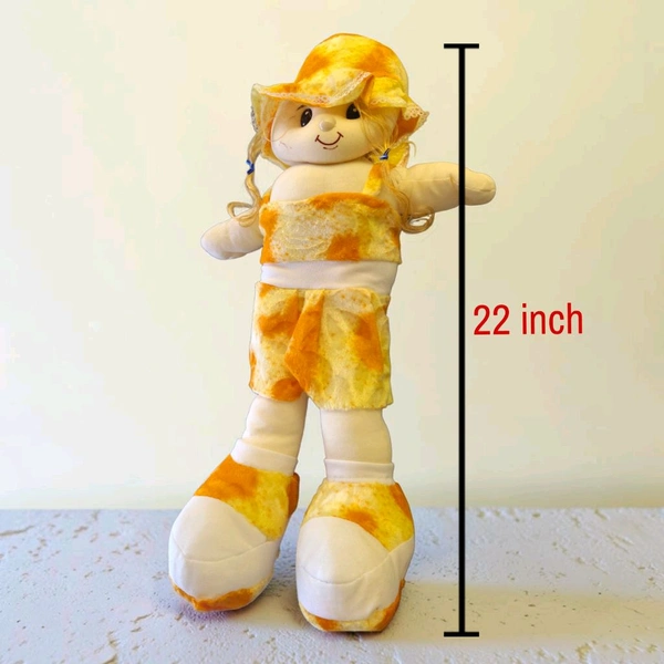 Fruit Doll Soft Toy. - Tangerine