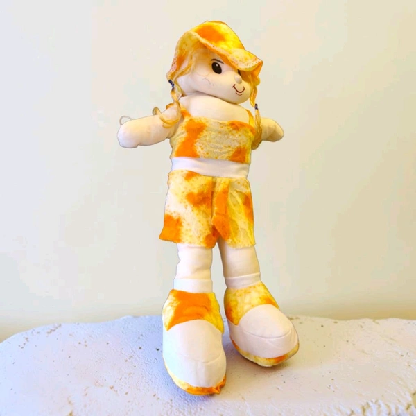 Fruit Doll Soft Toy. - Tangerine