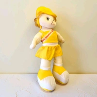 Miss World Doll Soft Toy. - yellow
