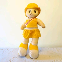 Miss World Doll Soft Toy. - yellow