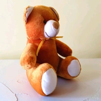 Brown Bear Teddy.With Bow