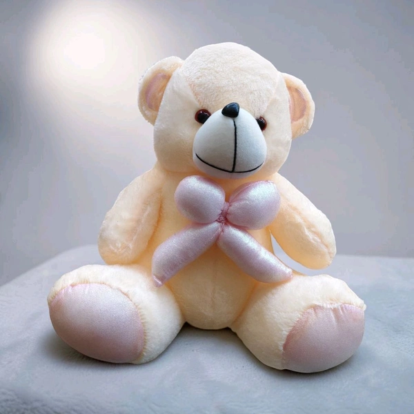 Cute Teddy With Bow.