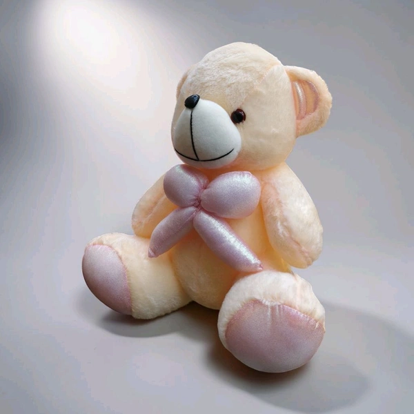 Cute Teddy With Bow.