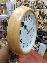President Wall Clock 5007 Wood Finish 2 2052