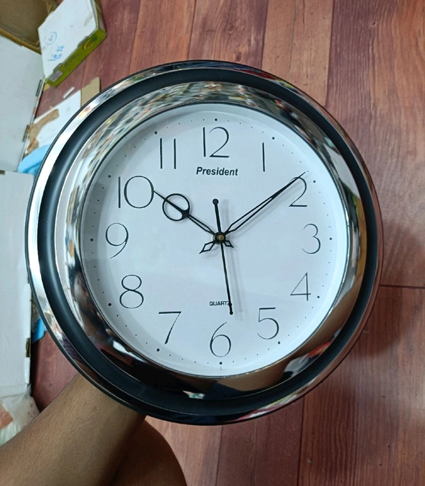 President Wall Clock 5007 Black 2054