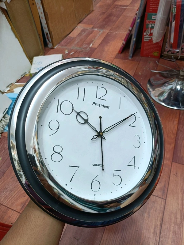 President Wall Clock 5007 Black 2054