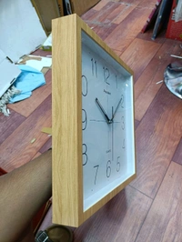 President Wall Clock 9707 Wood Finish 3 2055