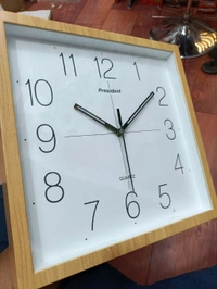 President Wall Clock 9707 Wood Finish 3 2055
