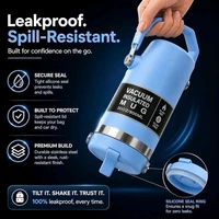 This is likely a black stainless steel vacuum insulated tumbler with a top handle, similar to models from brands like Pick Sip or Star Work.