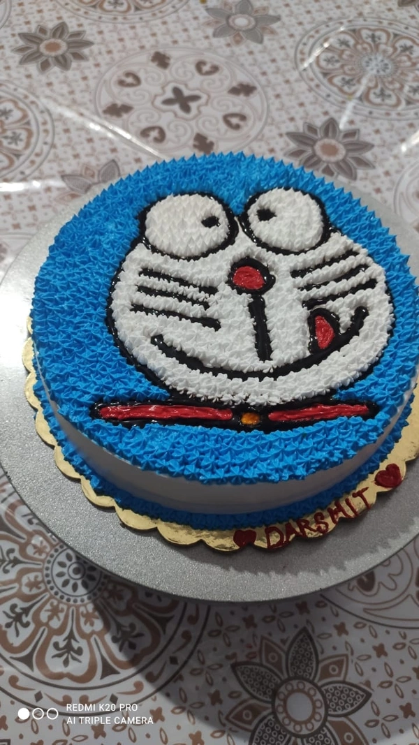 Kid's favourite : Doraemon Cake - Blue
