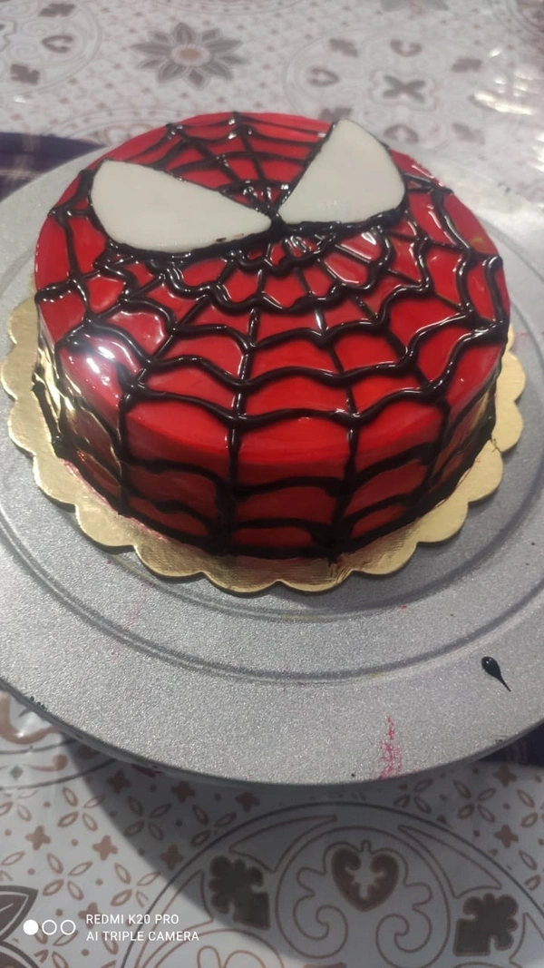 Spiderman Cake - Red