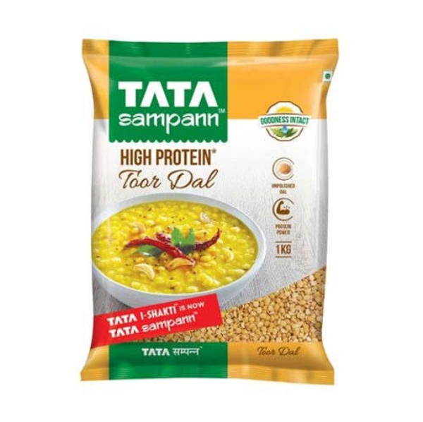 Bingo Unpolished Toor dal - 1 kg