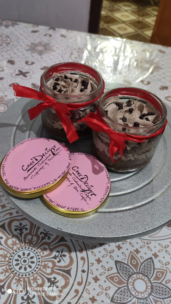 Chocolate Jar Cake - Chocolate