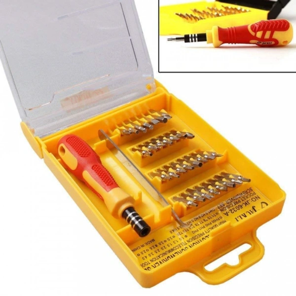 md enterprise 33 IN 1 SCREWDRIVER TOOL KIT (JK-6066-B) - red + yellow, ⭐⭐⭐⭐⭐