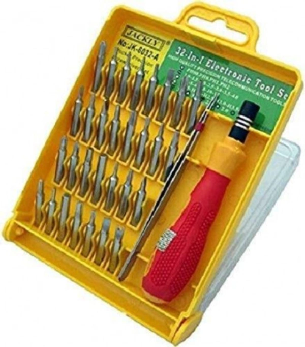 md enterprise 33 IN 1 SCREWDRIVER TOOL KIT (JK-6066-B) - red + yellow, ⭐⭐⭐⭐⭐
