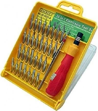 md enterprise 33 IN 1 SCREWDRIVER TOOL KIT (JK-6066-B) - red + yellow, ⭐⭐⭐⭐⭐