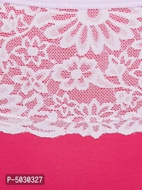 CLOVIA Stylish Pink Cotton Solid Outer Elastic Hipster Panty For Women And Girls* - Pink, XL