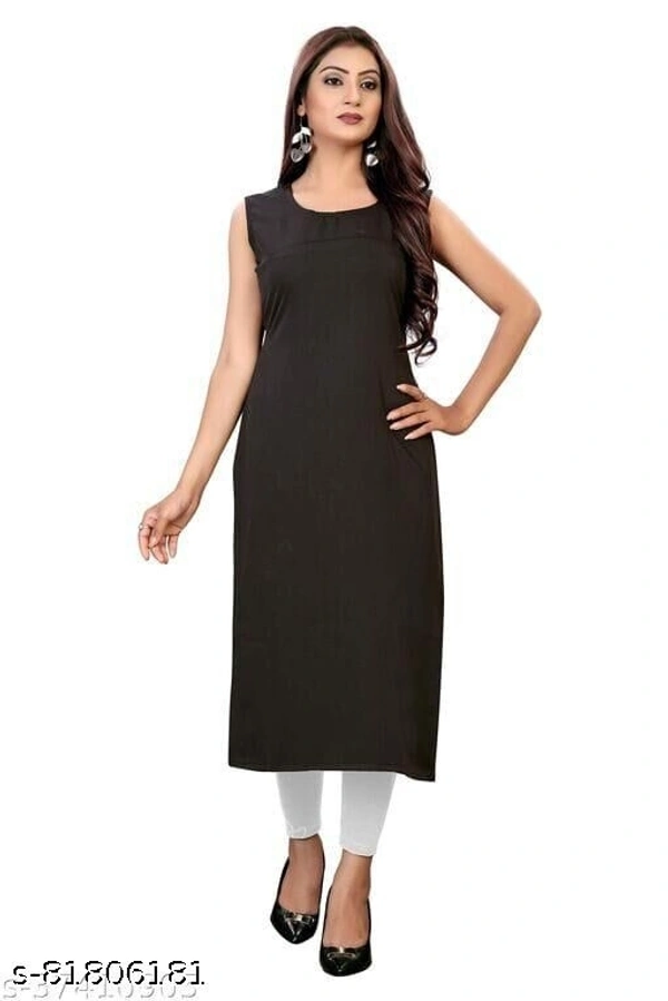 Flirty Casual Printed Crepe Kurti - available, S