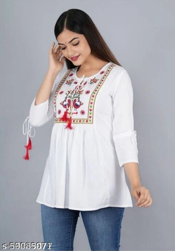 BEAUTIFUL EMBROIDERY SHINNING TOP - XXL, available