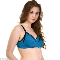 Women's Cotton Non PaddedNon-Wired Maternity Bra (Pack of 3) - 32B, available