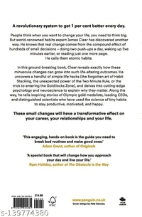 ATOMIC HABITS By JAMES CLEAR. A Self Help book to build new habits. HABITS BECOME ATOMIC WITH THIS AMAZING BOOK. Have your one ATOMIC HABITS - Free Size