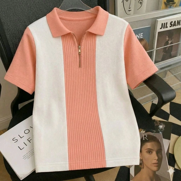 Men tshirt men half sleeves tshirt zipper tshirt trendy tshirt boys tshirt new