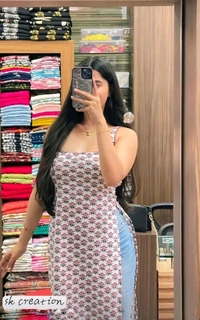 Fashionable Printed Beautiful Rayon Kurti