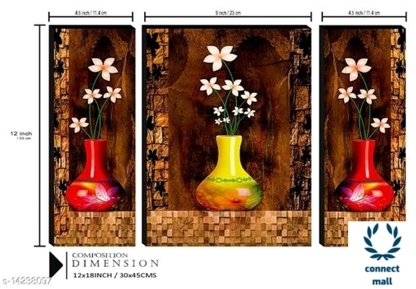 Modern Painting - 5 in×12 in × 18 in, Diferent Colours, MDF