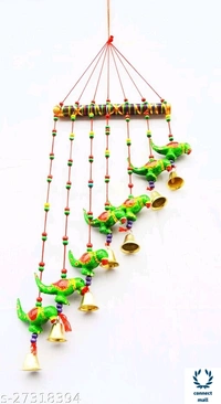 Wall Decor - 20cm×18cm×15cm, Green & Yellow, Pastic