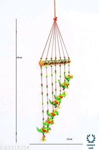 Wall Decor - 20cm×18cm×15cm, Green & Yellow, Pastic