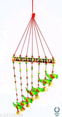 Wall Decor - 20cm×18cm×15cm, Green & Yellow, Pastic