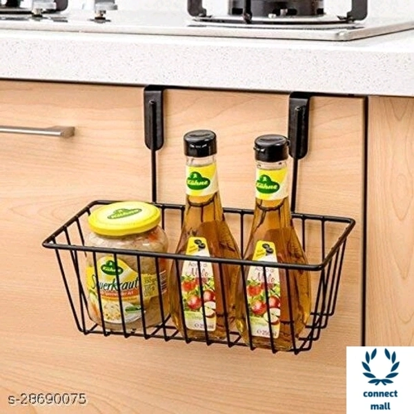 Organized Kitchen Accessories - FreeSize, Black, Metall, Hanging Rack