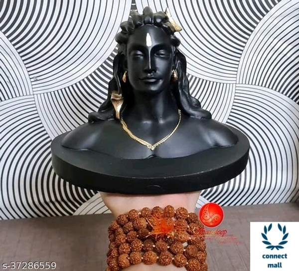 Ganesha Idol - Black