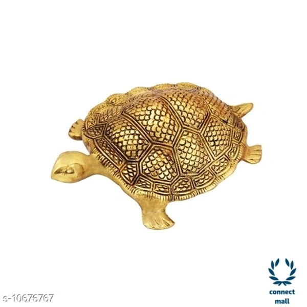 Modern Festival Decor Showpieces - 8 cm× 15 cm× 8 cm, Yellow, Metal