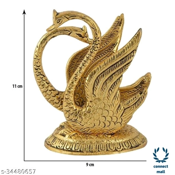 Handicrafted Showpiece - Free Size, Yellow, Metal