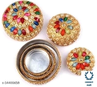 Handicrafted Showpiece - Free Size, Multicolour, Oxide Metal