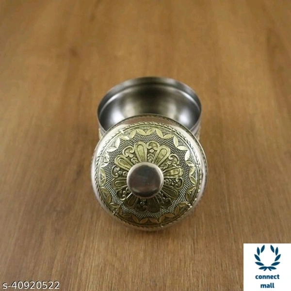 Stainless steel Box - 3cm ×3cm× 3cm, Brass colour, Brass