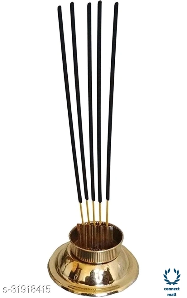 Insence Stick Holder - 28.5cm×10cm×10cm, Yellow, Metal