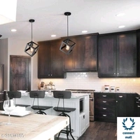 Fancy light lamp - 24 inch× 16 inch × 16 inch, Black, Wood