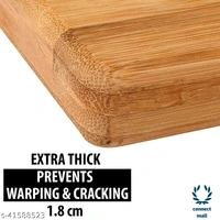 Wooden Chopping Board - 1.5 cm× 22 cm× 32 cm, Brown, Wood, Chopine Board