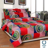 Graceful Bedsheet - 90cm ×90 cm, Blue, Poly Cotton