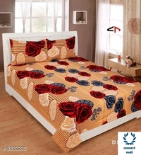 Graceful Bedsheet - 90cm ×90 cm, Blue, Poly Cotton