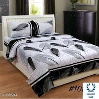 Graceful Bedsheet - 90cm × 90 cm, Pink, Poly Cotton