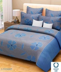 Graceful Bedsheet - 90cm × 90 cm, Pink, Poly Cotton